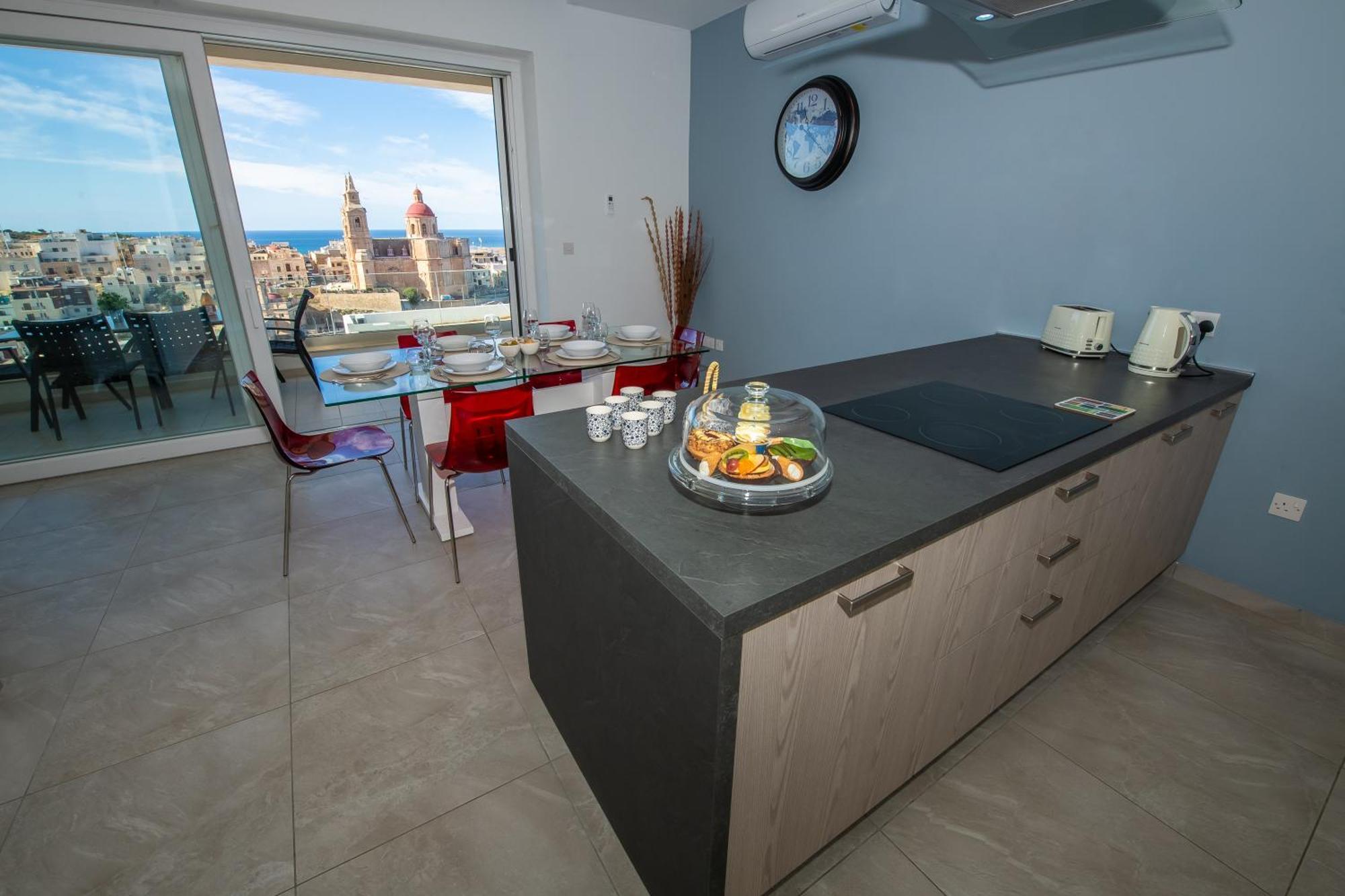 Clifftop Modern Apartment Mellieha Exterior photo